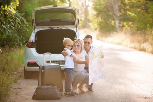 טיול שטח עם משפחה